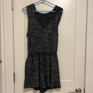 Athleta Black Sleeveless Romper